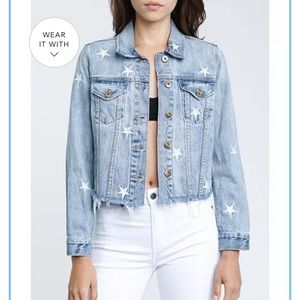 Pistola Jean Jacket with Stars